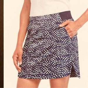 Cypress Club Blue Depths Printed Golf/Outdoor Active Skirt/Skort Sz Medium NWT